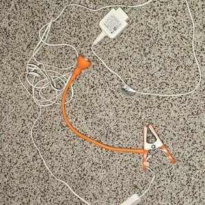 Ikea jansjo gooseneck clip on lamp Orange